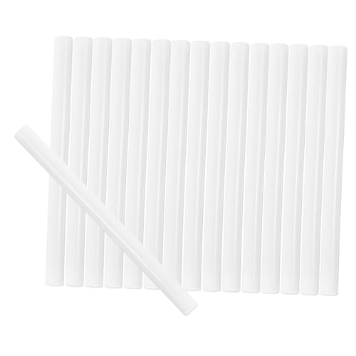 Veemoon 16 Piezas palos adhesivos madera plástica pegamento adhesivo caliente barra de pegamento derretir calor barras de pegamento pegamento para mantillo pegante de barra