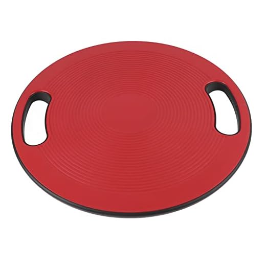 Balance Board Stability Fitness Balance Board, para Ejercicio Regular, para Yoga (Rojo)