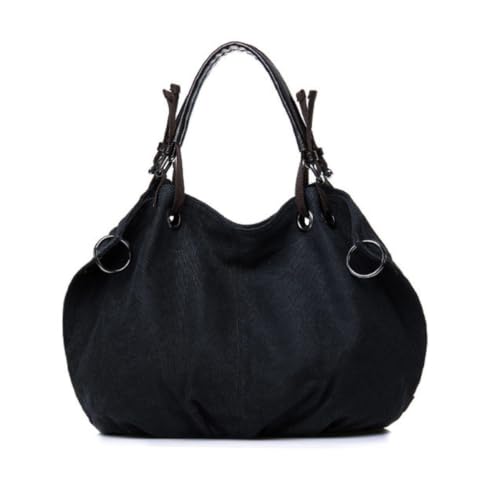 Grand sac à main en polyester et coton spacieux pour femme