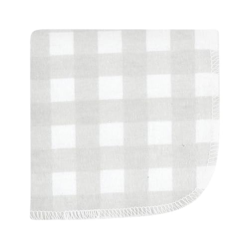 Image of Hudson Baby Unisex Baby Flannel Washcloths, Neutral Woodland Pals 12Pk, One Size