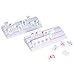 GUSTARIA Large Mahjong Set, American Mahjong Game Set with 160 Tiles (1.41’’), 4 Racks & Thickened White Carrying Bag and Accessories, Portable Travel Mahjong Tiles Set