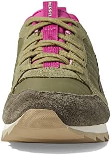 Merrell Women's Alpine Sneaker Hiking Shoe, Olive/FUCHSI, 6 | Image 5
