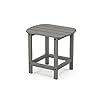 POLYWOOD SBT18GY South Beach 18 Outdoor Side Table Slate Grey