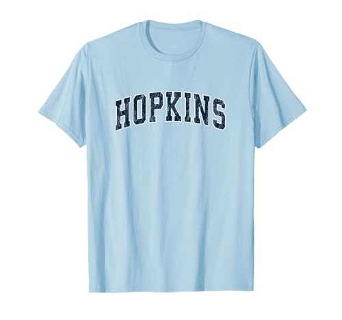 Hopkins Minnesota MN Vintage Sports Design Navy Design T-Shirt