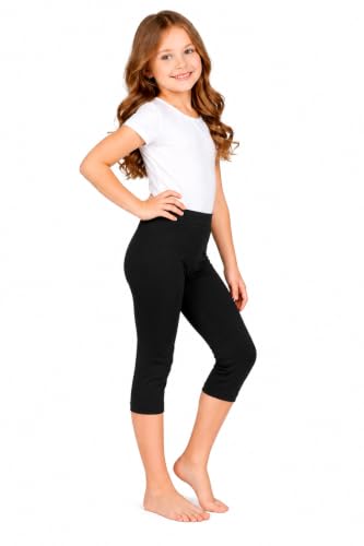 Image of BODYCARE Girl's Solid Regular Fit Capri