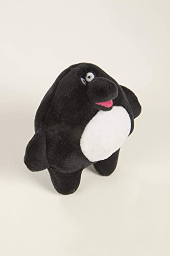 goDog Animais com tecnologia Chew Guard, brinquedos de pelúcia duráveis para cães com rodas, pequeno