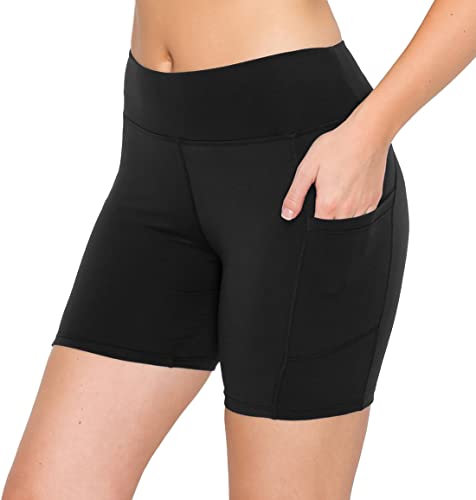 Image of ALWAYS Women's Super Soft Biker Shorts - 3 inch / 5 inch / 8 inch High Waisted Yoga Running Dance Spandex Shorts