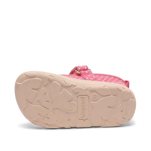 Bisgaard Mädchen Barefoot Ballet Slipper, Rose Dots, 21 EU – Ansicht 4