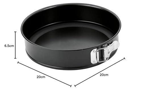 Tescoma 623238 Black Edition Tortiera Apribile 1 Fondo, Diametro 20 cm