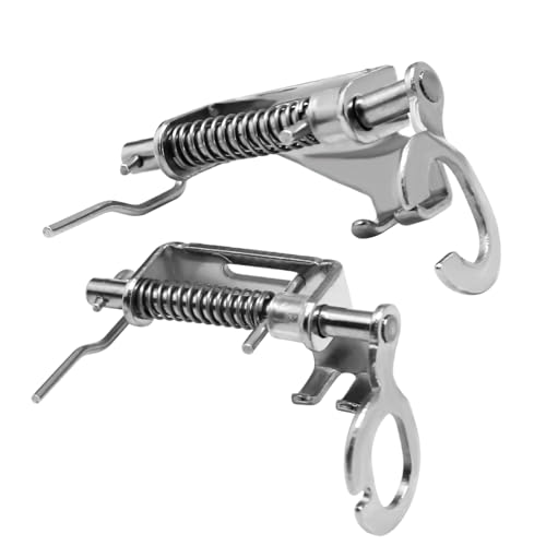 2 Piezas Prensatelas de Metal para Bordado y Zurcido miniatura 3
