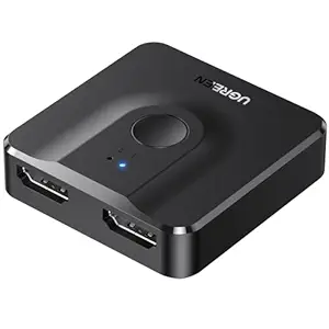 UGREEN HDMI Switch 2 in 1 Out 4K 60Hz Splitter, Bi-Directional 2 Input 1 Output Support 3D Compatible with Xbox PS4 PS5 Blu-Ray Player TV Stick HDTV Monitor