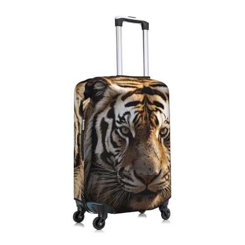 Travel Luggage Cover Elastic Anti-Scratch Suitcase Protector Washable Travel Suitcase Cover Animal Tiger Luggage Protector Fits 18-32 Inch Suitcase3