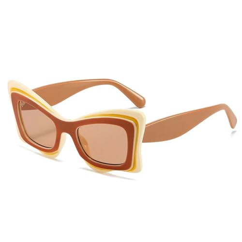 Lunettes de soleil UV400 vintage pour femme protégeant les yeux avec élégance
