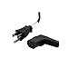 StarTech.com 10 ft Standard Computer Power Cord NEMA 5-15P to Right Angle C13 Model PXT101L10