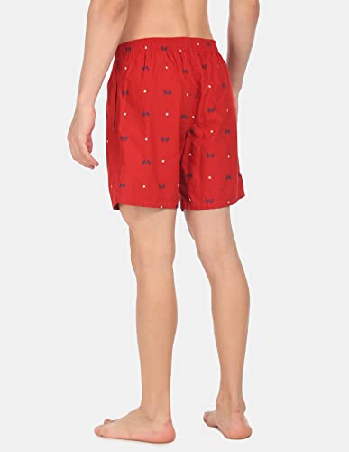 Image of U.S. Polo ASSN. Men's Comfort Fit Print Cotton I663 Boxers (Pack of 1)