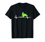 quad Divertida camiseta de quad para los amantes de los quads, los ciclistas de quad, los conductores de ATV y los aficionados al terreno off-road. Este corazón fresco Quad camiseta ATV Offroad Motorsport Quad motivo en verde fresco es perfecto para ATV Offroad
