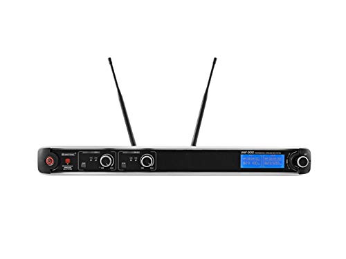 OMNITRONIC UHF-302 2-Channel Wireless Mic System