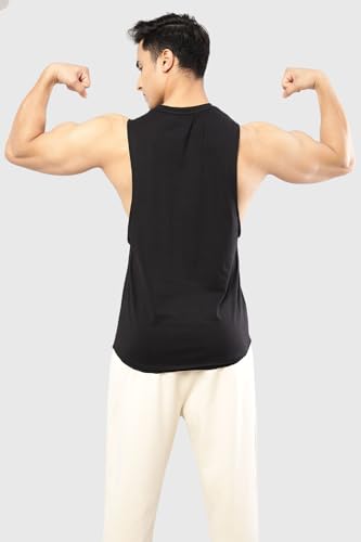 Image of FUAARK Men's Cotton Sleeveless Tank Tops Gym Vest for Mens