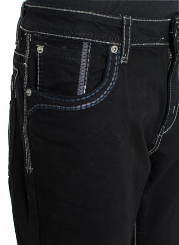 Men's Premium Straight Fit Denim Jeans Sizes 28-38 Style:WB513