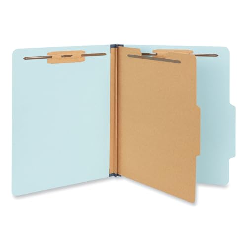 Classeurs à 4 compartiments en carton pressé rigide 4,4 cm pour archives de bureau