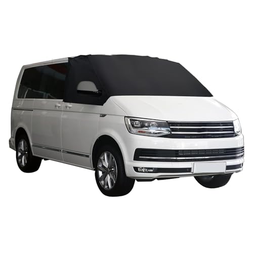 YWNYT Windschutzscheiben Abdeckung für VW T5, 600D Luxus Oxford Frontscheiben Sonnenschutz Frost Schnee Bildschirm Wrap Abdeckung Scheibenabdeckung für T5 Transporter YWNYT Windschutzscheiben Abdeckung für VW T5, 600D Luxus Oxford Frontscheiben Sonnenschutz Frost Schnee Bildschirm Wrap Abdeckung Scheibenabdeckung für T5 Transporter