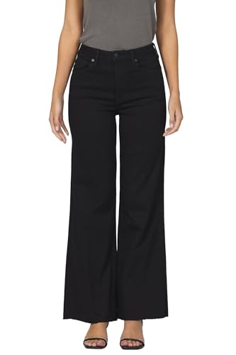 DEAR JOHN Fiona Wide Leg Women's Jeans High Rise Highwaisted Denim Classic Fit Full Inseam