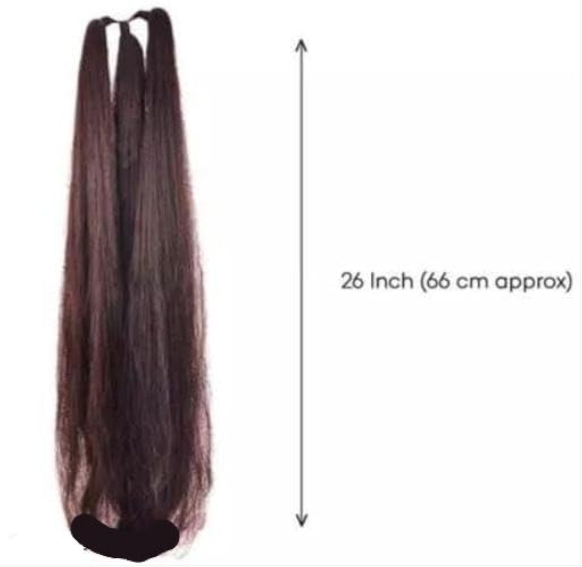 Stretchable Hair Bun Accessory for Party and Casual Styles, Brown