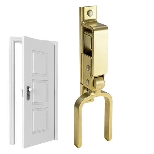 Metall-Torriegel – robustes Schloss für Sicherheit im Freien, federbelastet, schnell schließendes Design, Bauernhof-Pavillon, Schuppen, Garage, Scheune, Ranch-Zubehör, Hinterhof, Garten