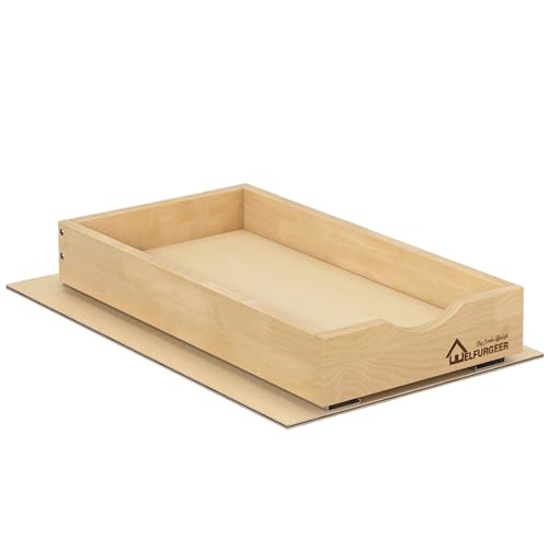 WelFurGeer Soft Close Pull Out Drawers for Cabinets, 11" W x 21" D Pull Out Cabinet Drawer with Heavy Duty Slides, Pull Out Cabinet Organizer, Cabinets Roll Out Drawers, Pull-Out Home Organizers