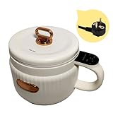 Mini cuiseur électrique compact : ce cuiseur à nouilles électrique est de taille idéale pour les petites cuisines les dortoirs, ce qui en fait une solution de cuisson pratique