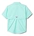 Columbia Boys Bahama Short Sleeve Shirt, Gulf Stream, Large