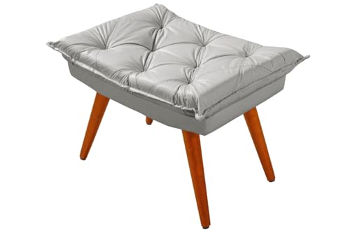 Sofa Cama Caribe Em Courino Couro Sintetico + Duas Banquetas