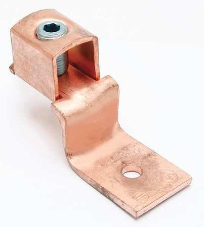 Mechancl Conn, Trminl, 1/0 to 2 AWG, 1 Cond