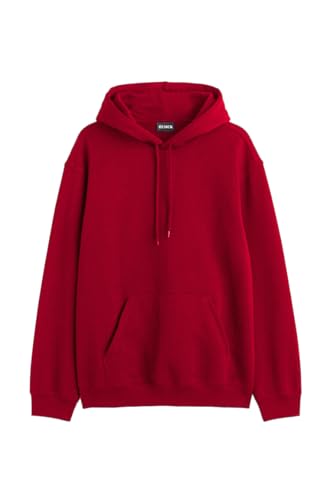 Image of Besick Winter Wear Cotton Oversized Relax Fit Plain Drop Shoulder Hooded Neck Unisex Hoodie