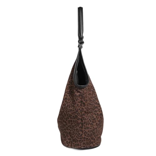 Sac à main souple de grande capacité porté épaule fourre-tout pour femme