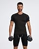 Mexholin 5 Pack Mens T Shirt Dry Fit Gym Running Short Sleeve Shirts Men Moisture Wicking Athletic Workout Tops 5 Black XXL #1