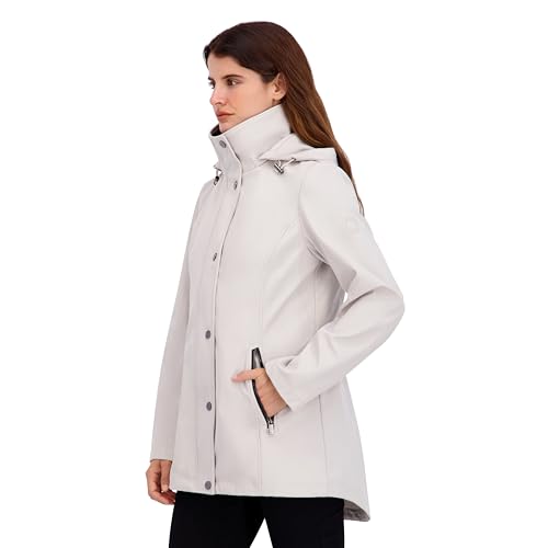 Image of Nautica Women's Hooded Raincoat