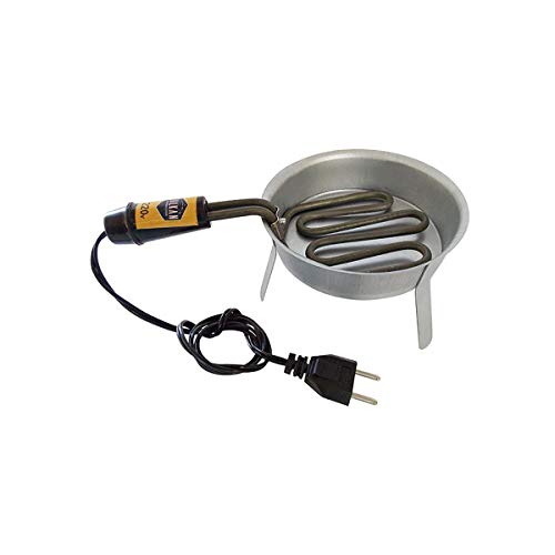 Acendedor Elétrico Zincado Médio Para Carvão de Narguilé 127V