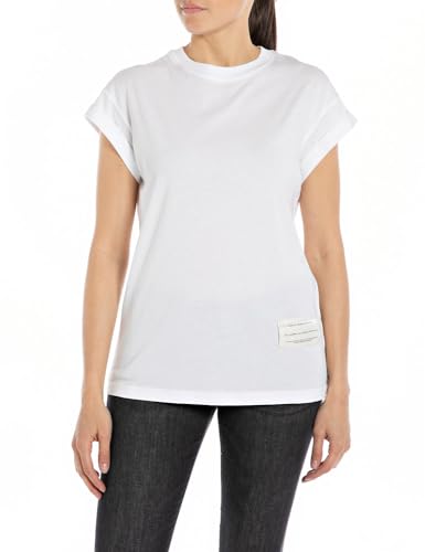 T-Shirt Femme Replay W3588q.000.20994 basique col rond en coton