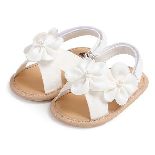 Image of Infant Baby Girls Boys Summer Sandals Premium Unisex Non Slip Rubber Soft Sole Breathable Toddler First Walker Outdoor Beach Shoes
