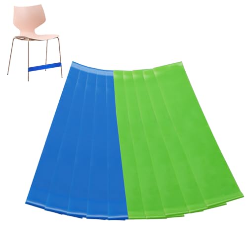 Bmliingchau Dehnbare Stuhlbänder Kinder, 10 Stück Stuhlbänder ADHS, Stuhl Zappelbänder, Federnde Stressbänder für Kinder mit Sensorischem ADHS und Autismus, Klassenzimmer, Elementare Stühle