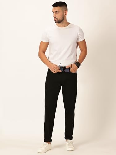 Image of Thomas Scott Men Mid Rise Clean Look Relaxed Fit Jeans
