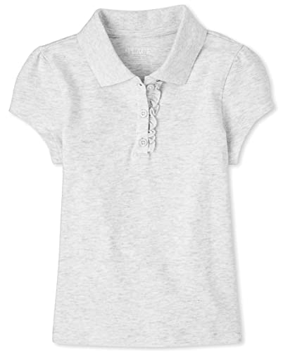 The Children's Place – Camisa polo feminina com babados, H/T Lunar, XXL (16 plus)