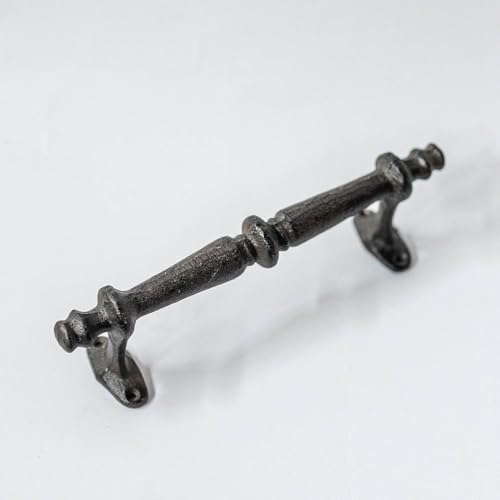 Set of 4 Cast Iron Dark Brown Drawer Handle