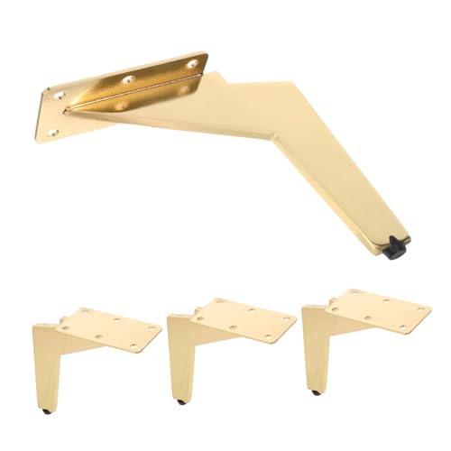 Rehausseurs de canapé dorés Operitacx : pieds de table basse en métal - 2