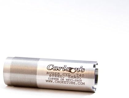 CARLSON'S Tubos de estrangulador calibre 12 para Ruger cilindro mejorado  0.730 de diámetro acero inoxidable  Tubo de estrangulamiento de repuesto