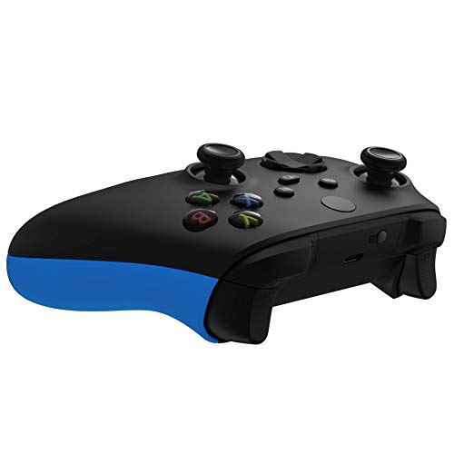 Image of eXtremeRate Grip for Xbox Series X & S, Blue Soft Touch Comfortable Left Right Side Rails, Replacement Parts Handles Rear Shell for Xbox Core Wireless Controller [Controller Excluded]