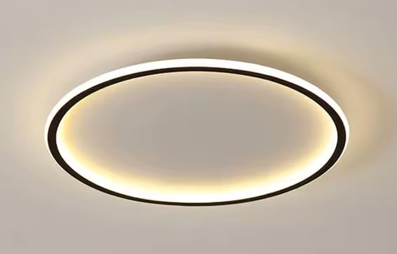 Image of LED Ceiling Light from Acrylic Flush Mount Lamp for Living Room, Bedroom, Kitchen & Office. Modes : Warm, Cool & Natural White (Galaxy 40 cm)