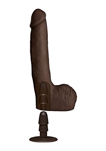 Doc Johnson Rob Piper Ultraskyn Pik met Afneembare Vac-U-Lock Zuignap, 10.6", Bruin - Afbeelding 3