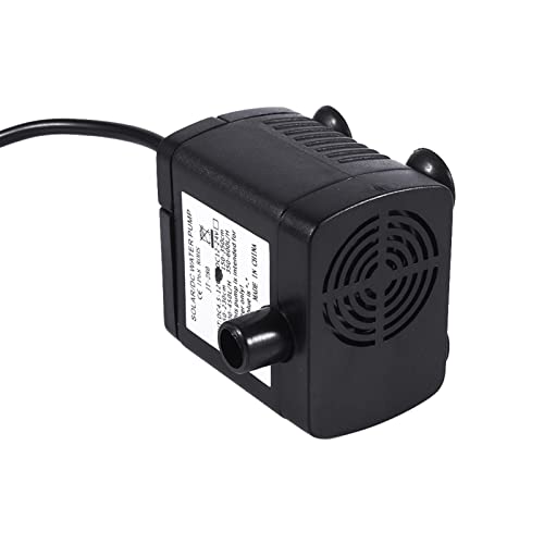 Pompe à Eau Submersible DC12V, Arbre en Acier Inoxydable pour étang de Fontaine, Faible Bruit, Grande efficacité avec Changement de Direction électronique, Conception Amphibie,